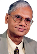 Hon. G.L.Peiris, head of the Government delegation.